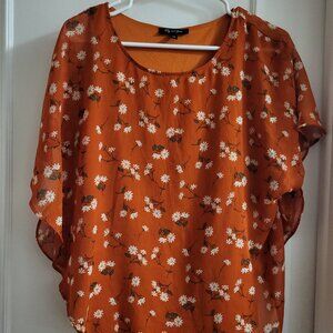 Lily Morgan batwing top size small